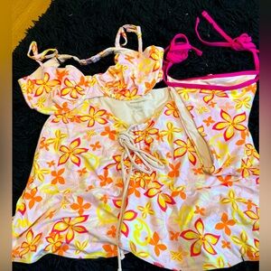 NWOT 3 piece set!!BLACKBOUGH SIZE LARGE SET . Top, bottoms and skirt NEW NEW NEW